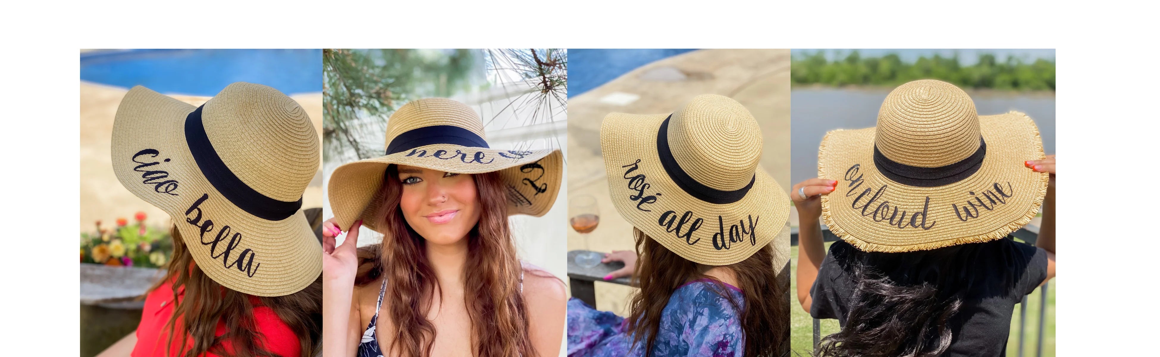 CC Embroidered Sun Hat