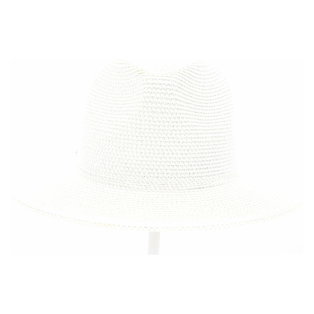 Two Tone Panama Hat with Shimmer Accent ST807
