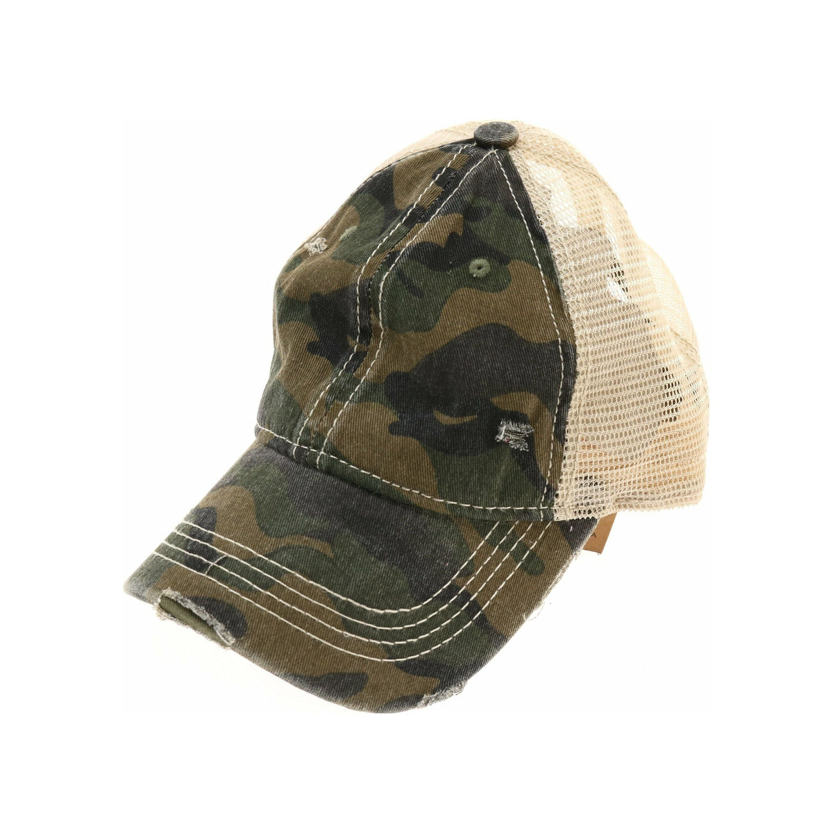 Camouflage Mesh Back Classic CC Ball Cap BA914