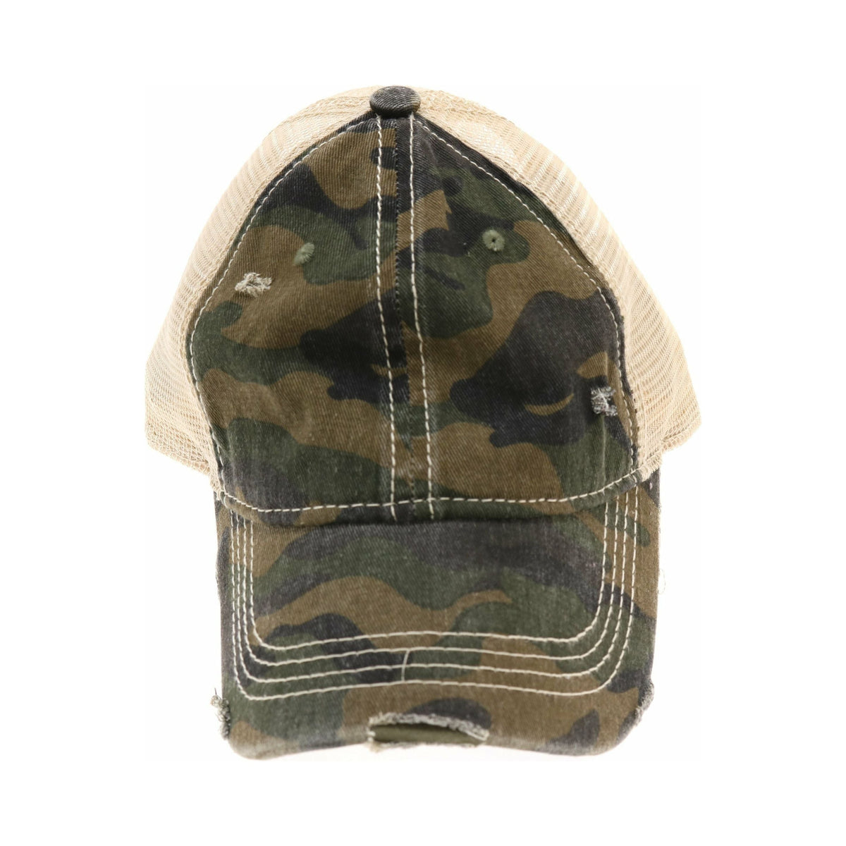 Camouflage Mesh Back Classic CC Ball Cap BA914