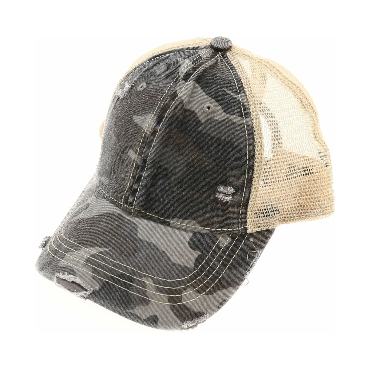 Camouflage Mesh Back Classic CC Ball Cap BA914