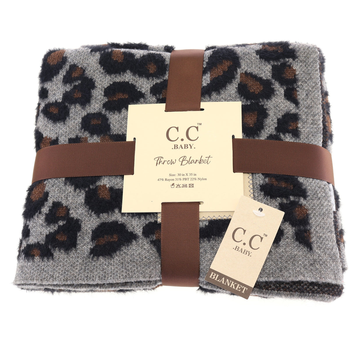 BABY Leopard Stroller C.C Blanket BBL2061