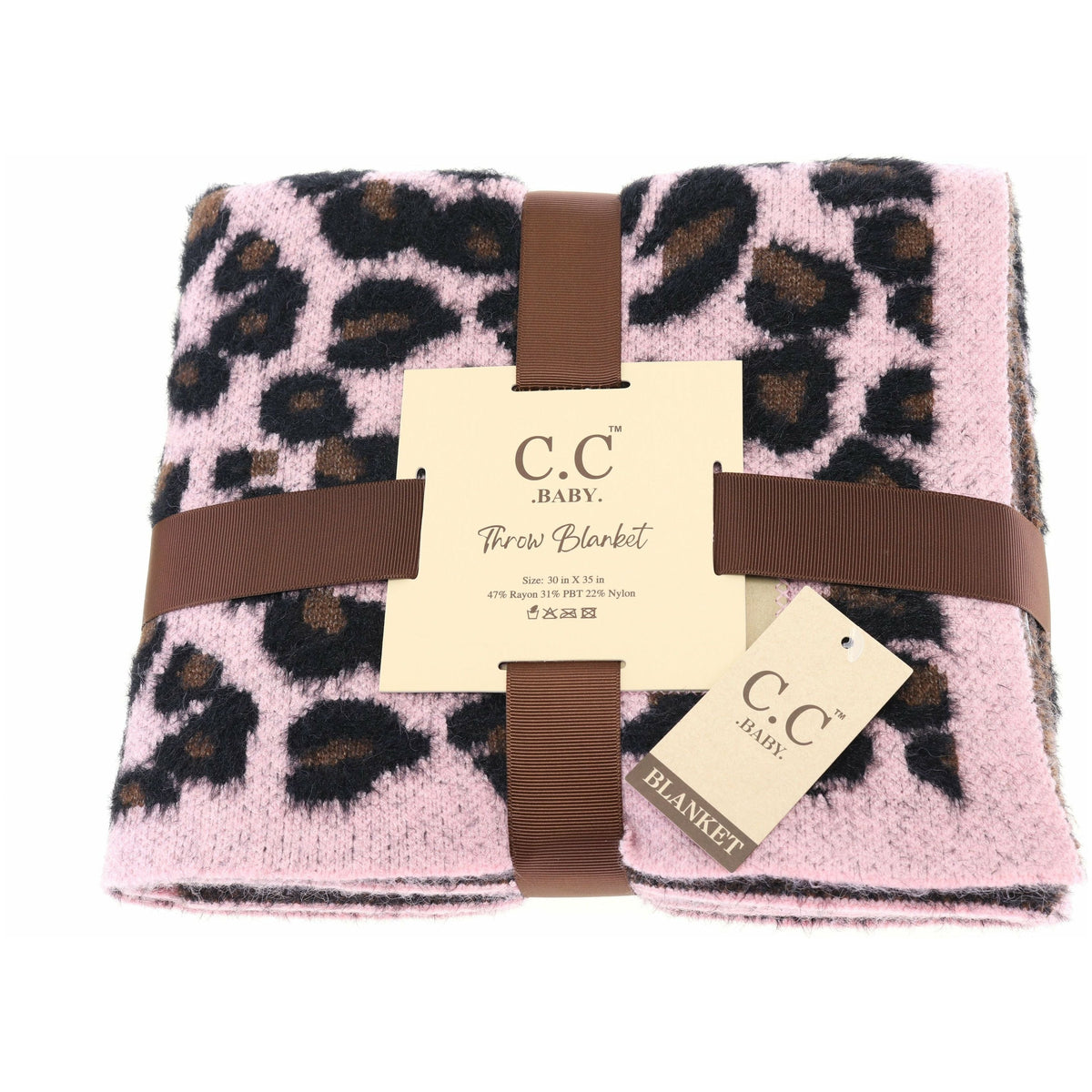 BABY Leopard Stroller C.C Blanket BBL2061