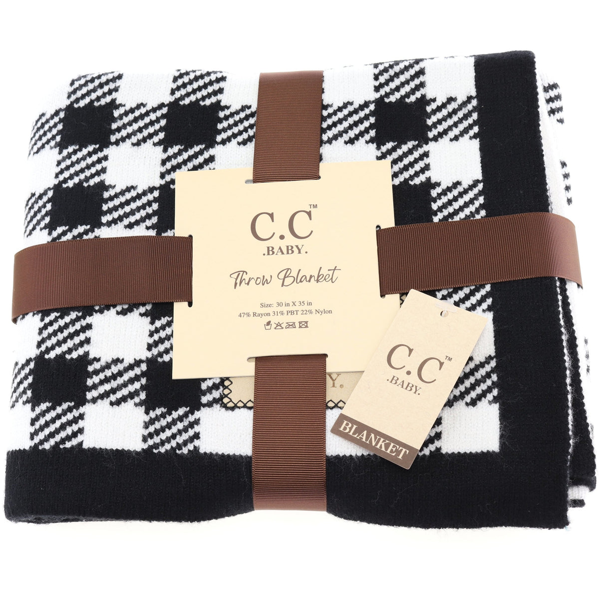 BABY Buffalo Check C.C Baby Blanket BBL25