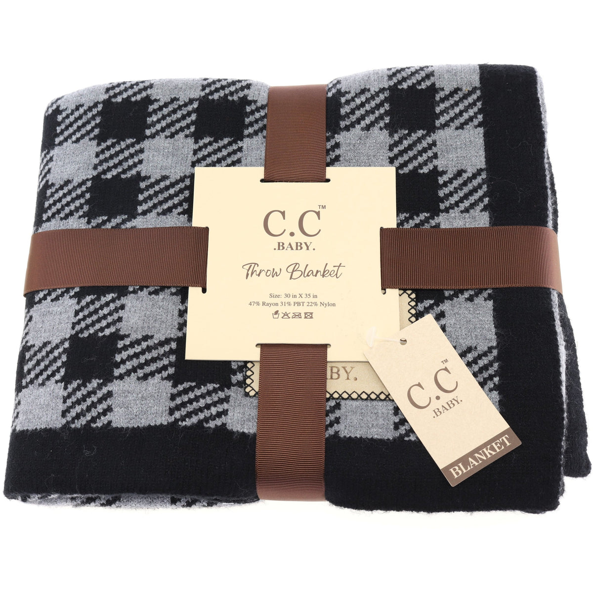 BABY Buffalo Check C.C Baby Blanket BBL25