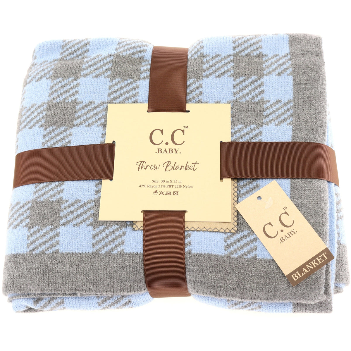 BABY Buffalo Check C.C Baby Blanket BBL25