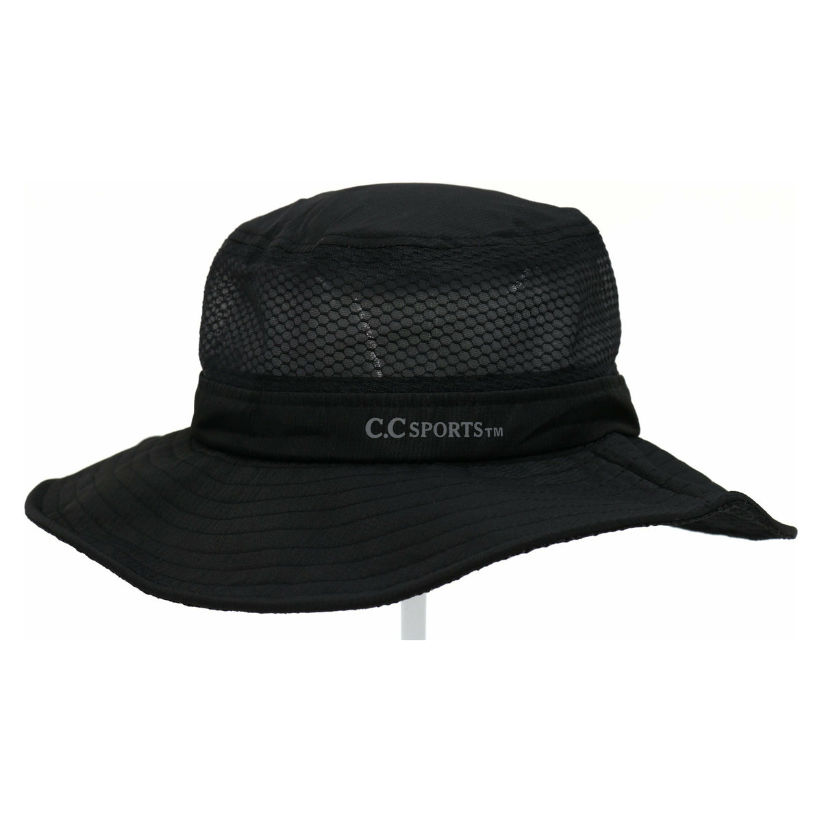 Mesh Bucket Hat with Pony Opening BK773