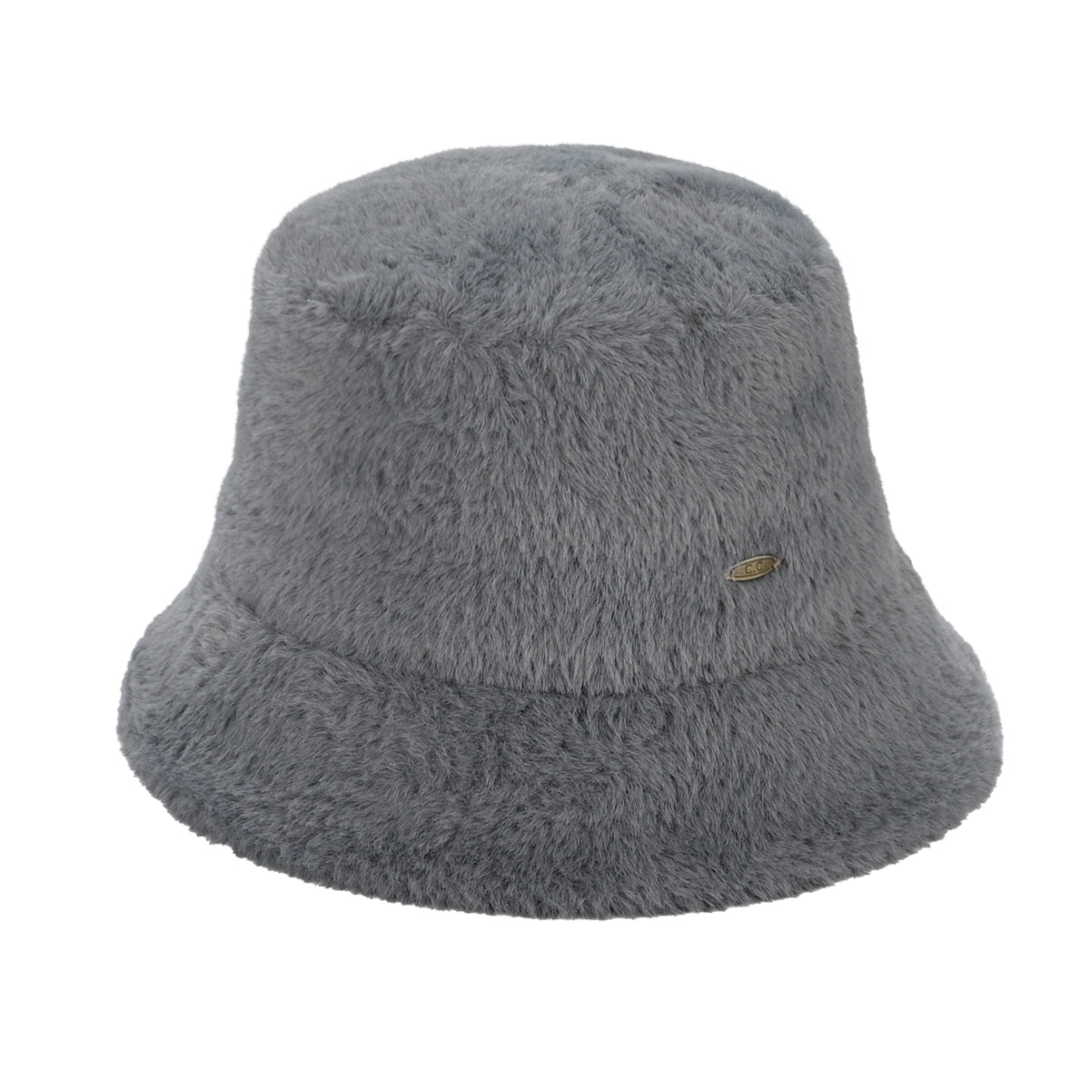 Short Hair Faux Fur C.C Bucket Hat BKC0128