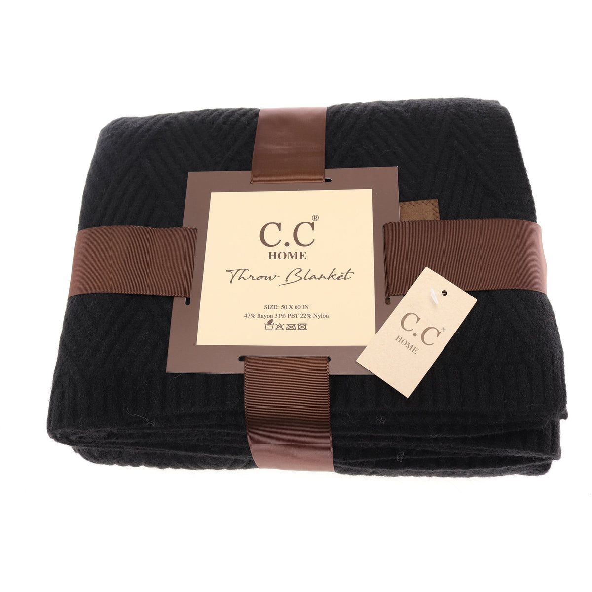 Heathered Knit C.C Blanket BL2060