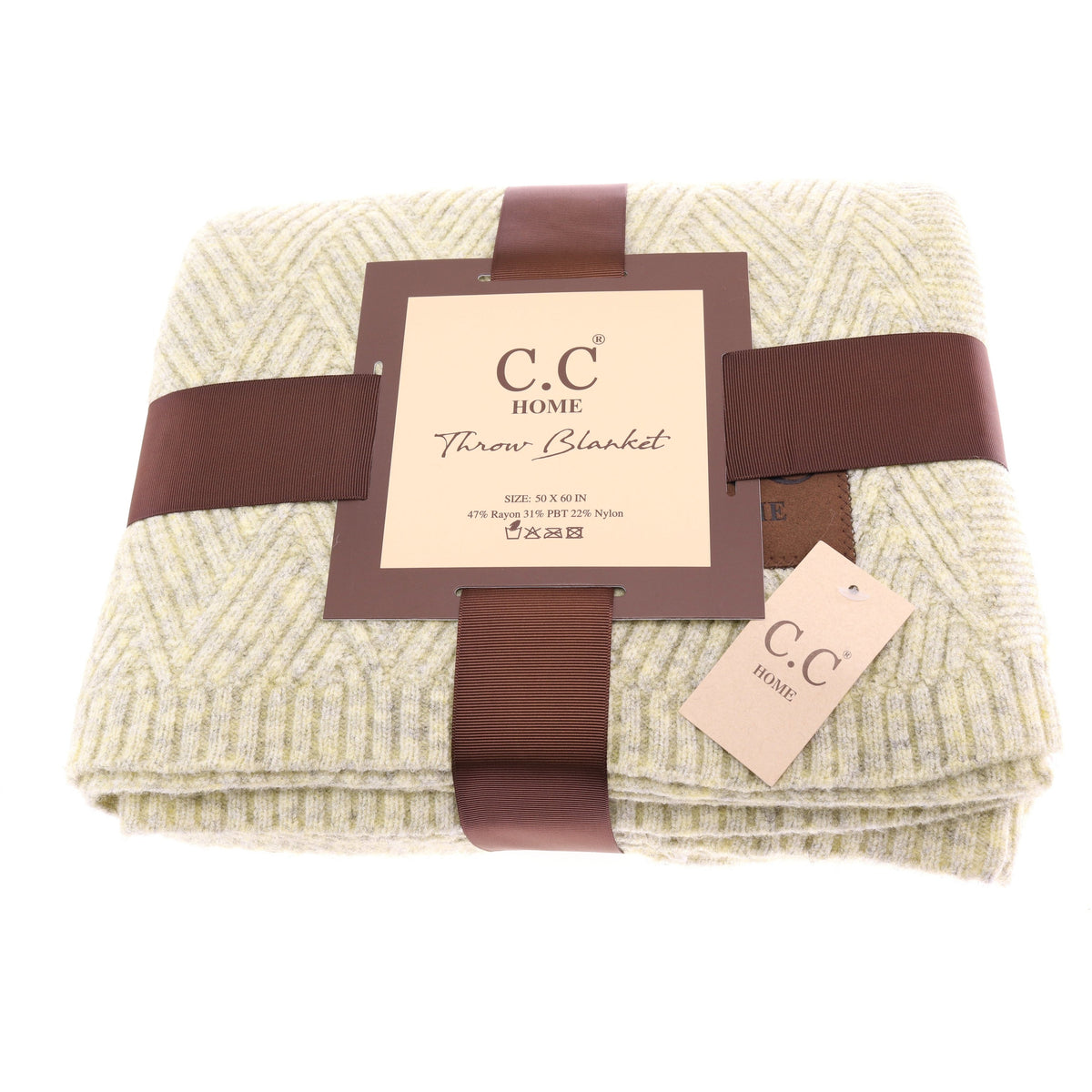 Heathered Knit C.C Blanket BL2060