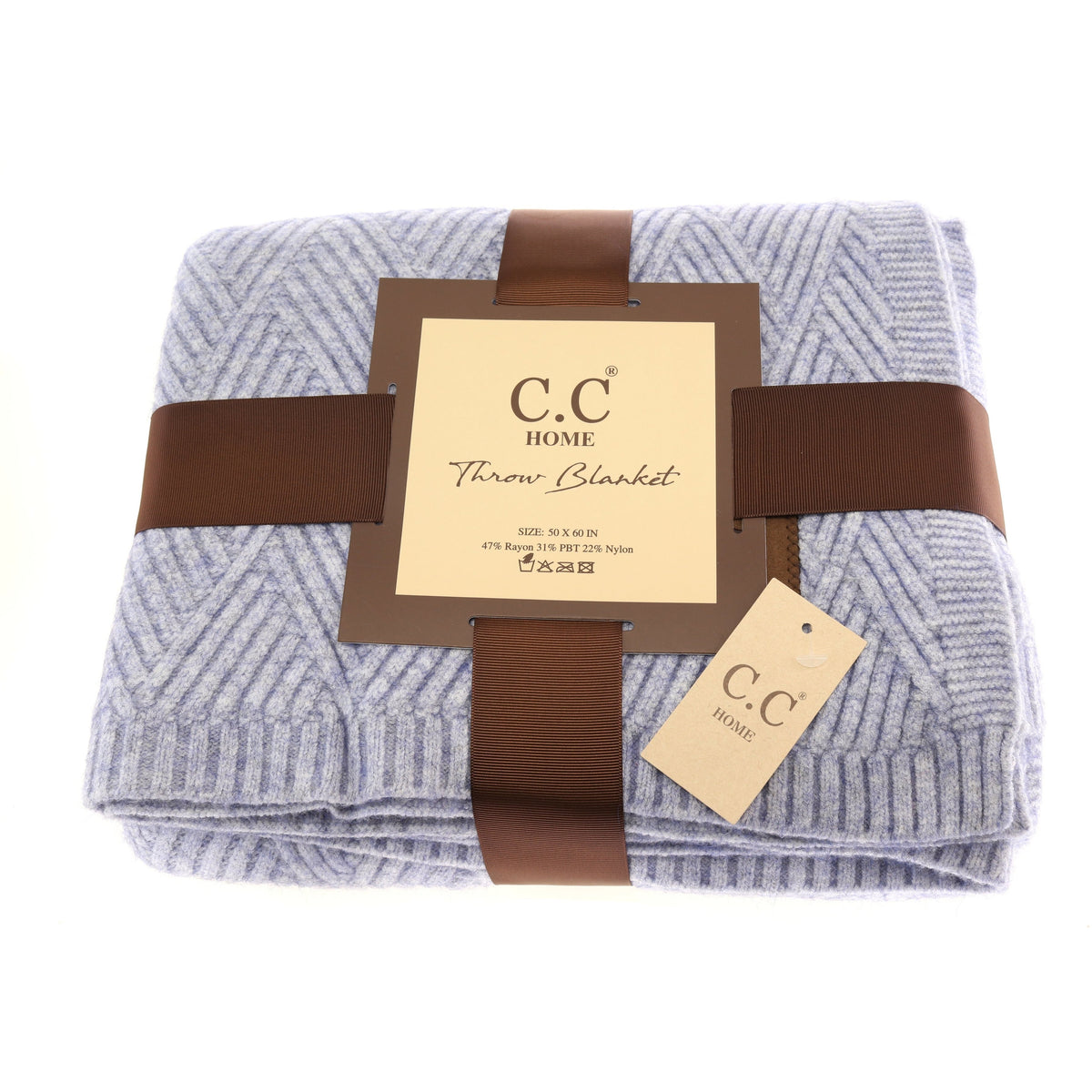 Heathered Knit C.C Blanket BL2060