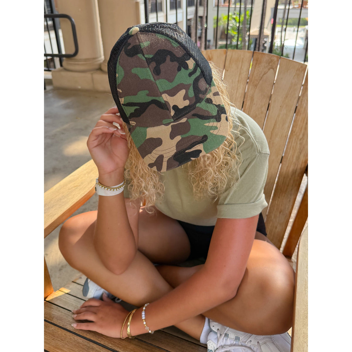 Classic C.C Criss Cross High Pony Ball Cap BTB8062