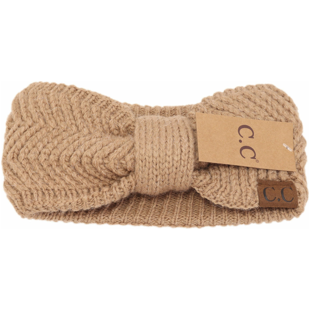 Chevron Knit Knot Head Wrap HW9000