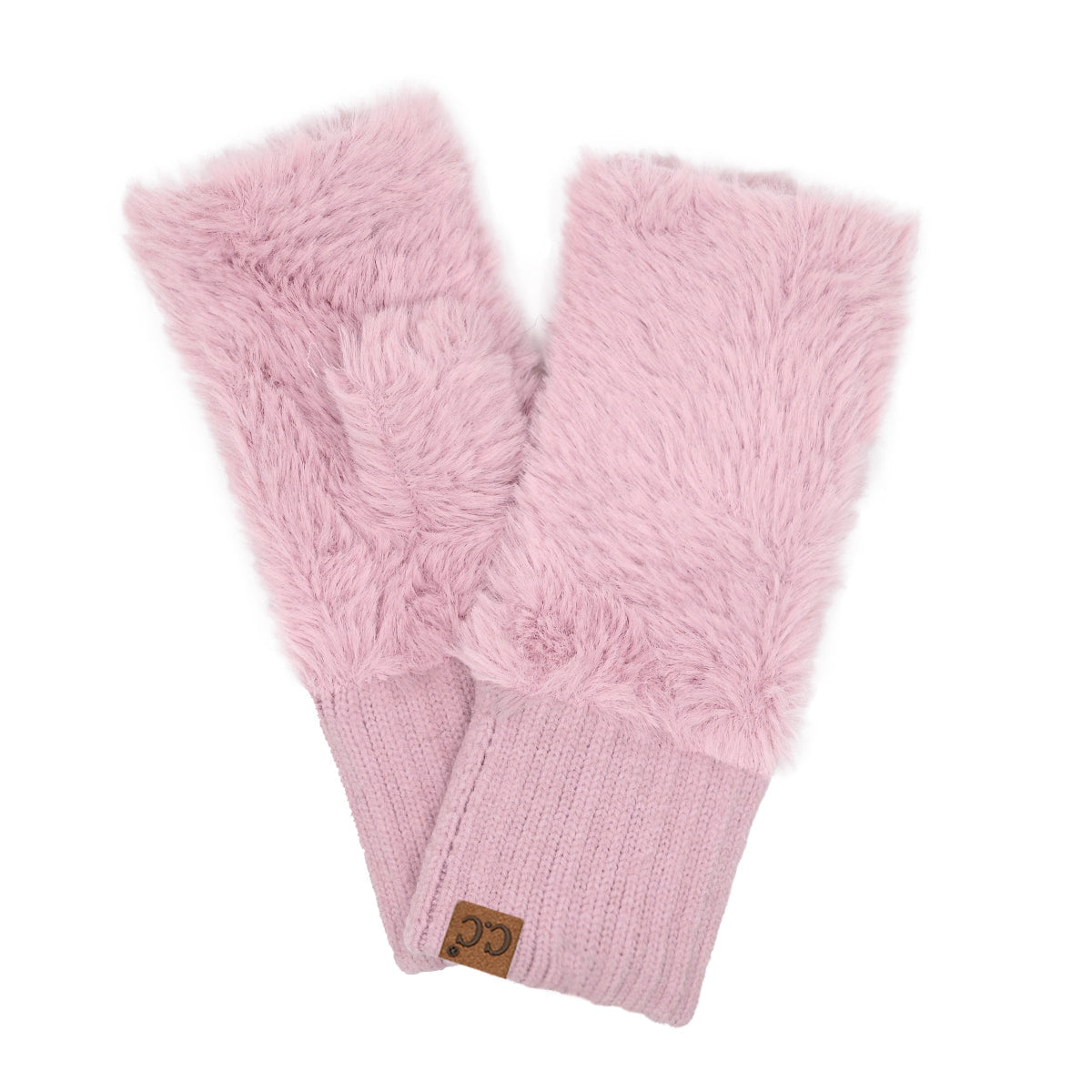 Faux Fur Fingerless C.C Glove FGE0105