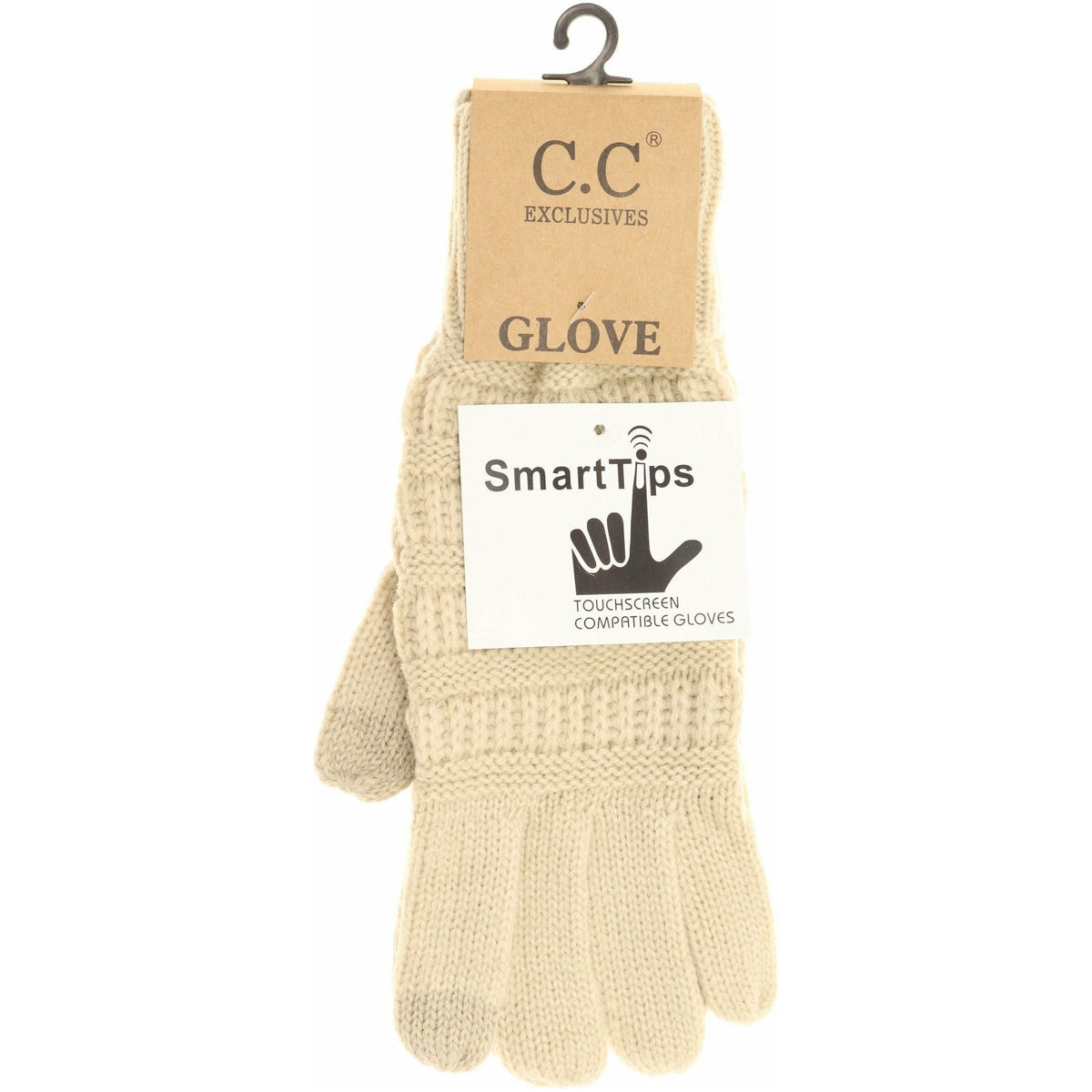 Solid Cable Knit CC Gloves G20