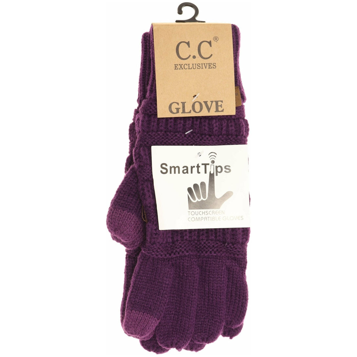 Solid Cable Knit CC Gloves G20