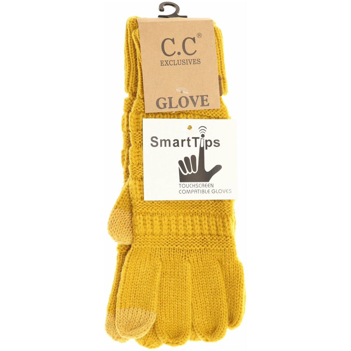 Solid Cable Knit CC Gloves G20