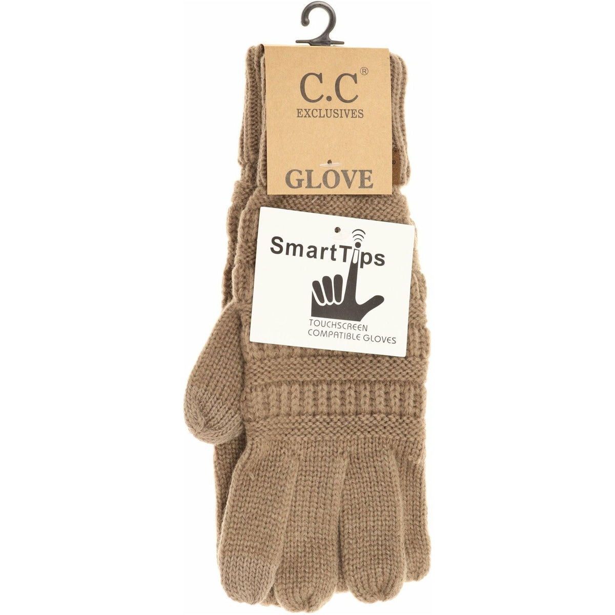 Solid Cable Knit CC Gloves G20