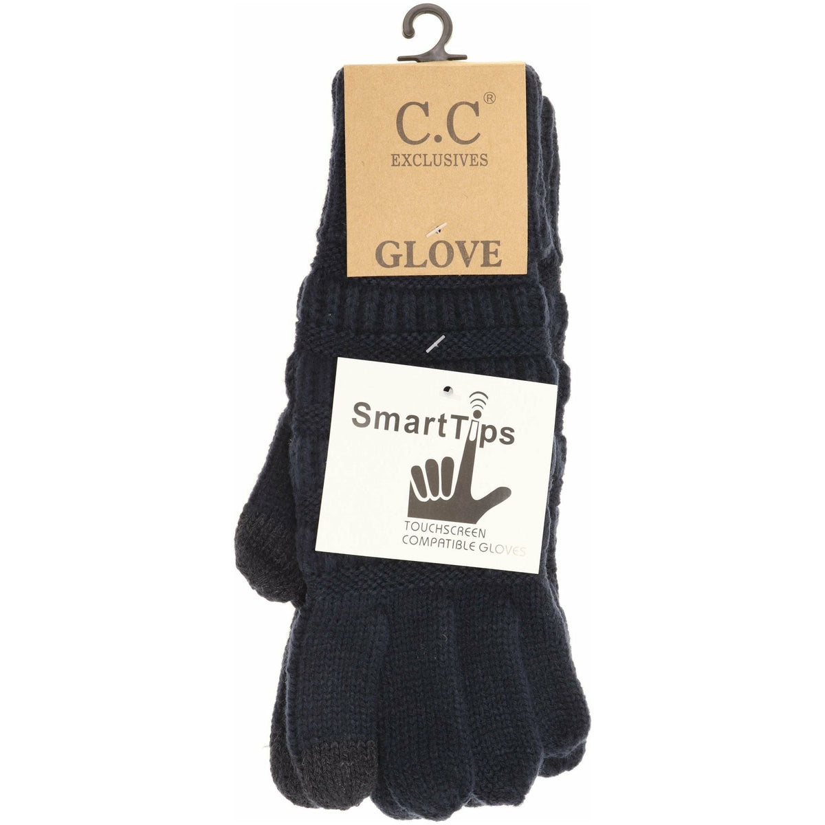 Solid Cable Knit CC Gloves G20