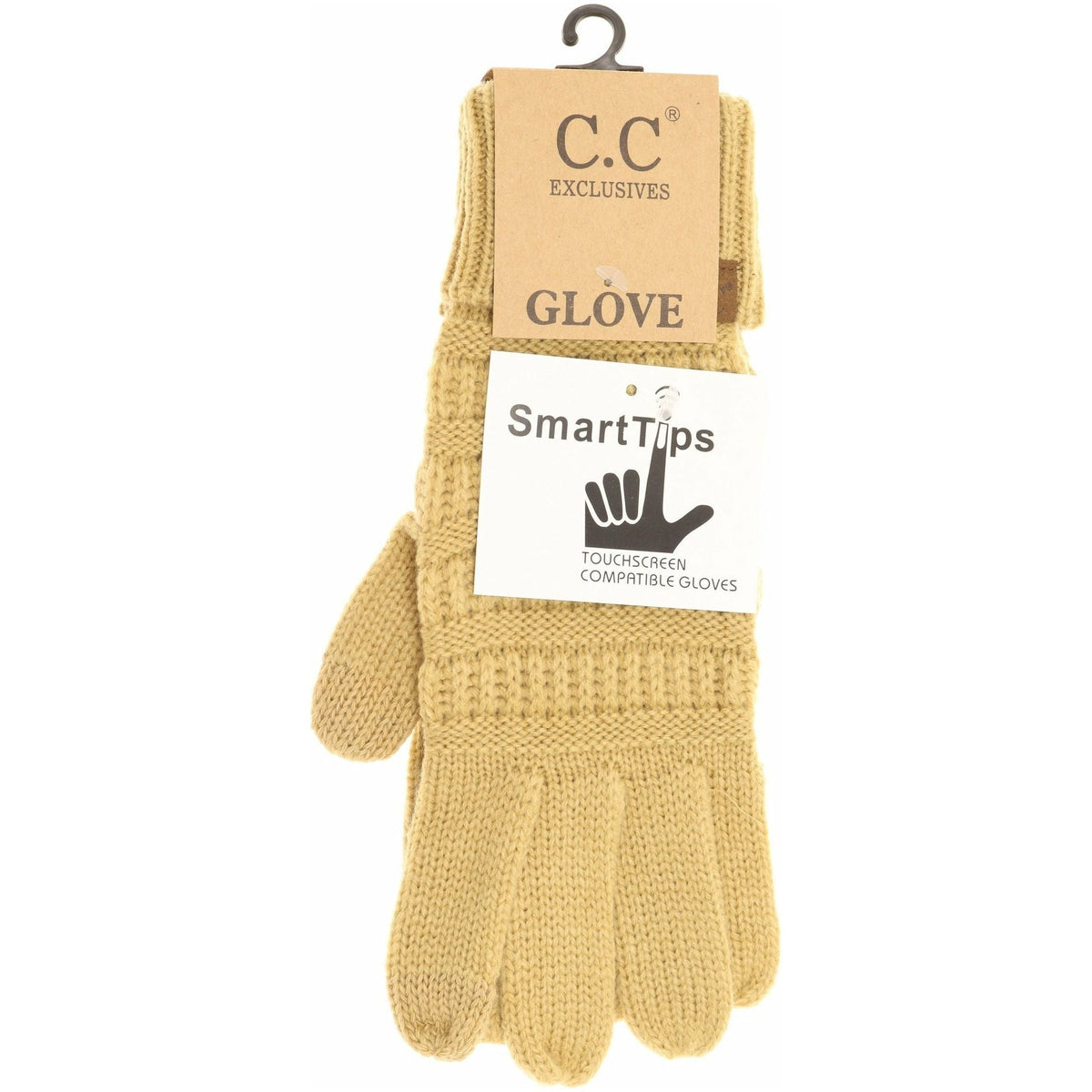 Solid Cable Knit CC Gloves G20