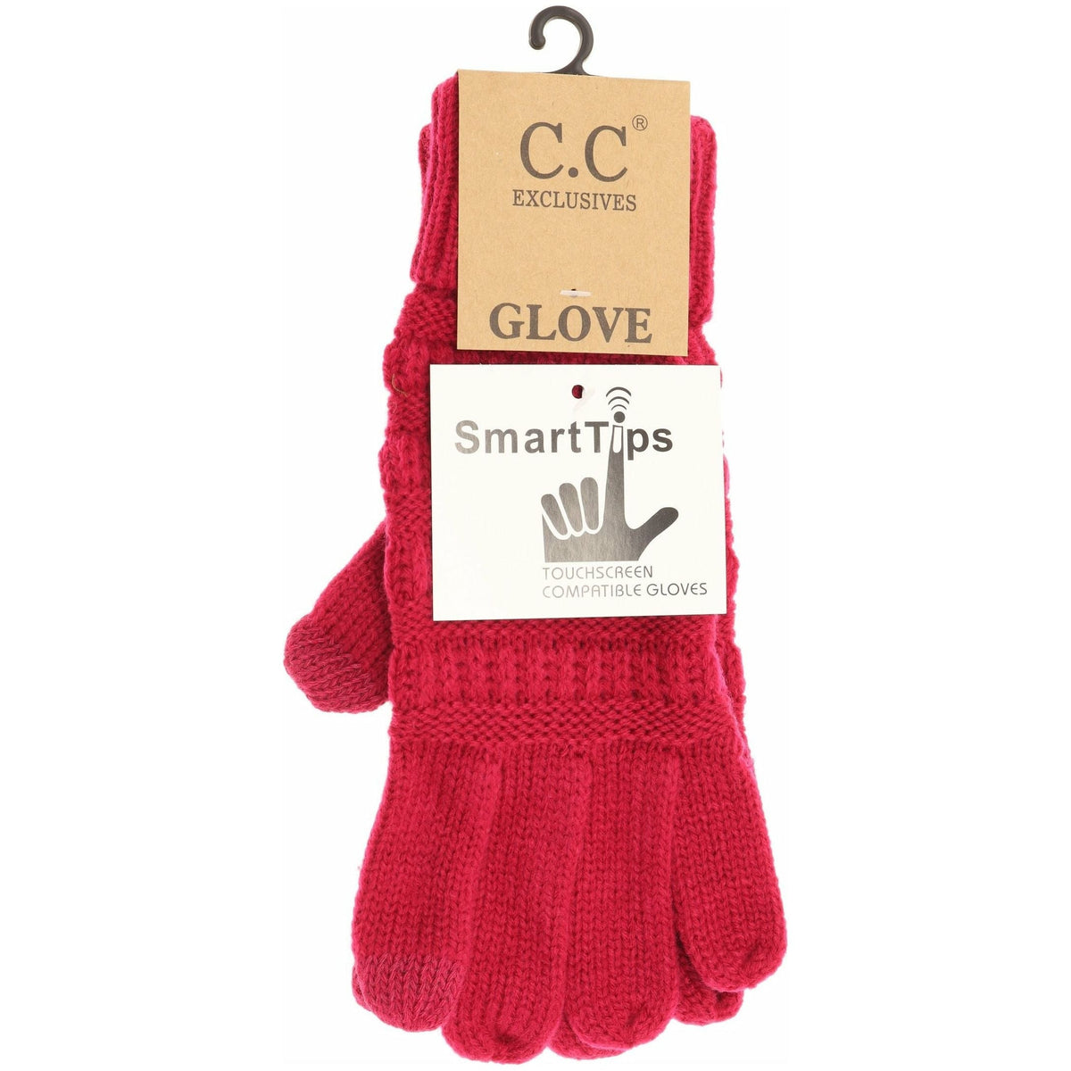 Solid Cable Knit CC Gloves G20