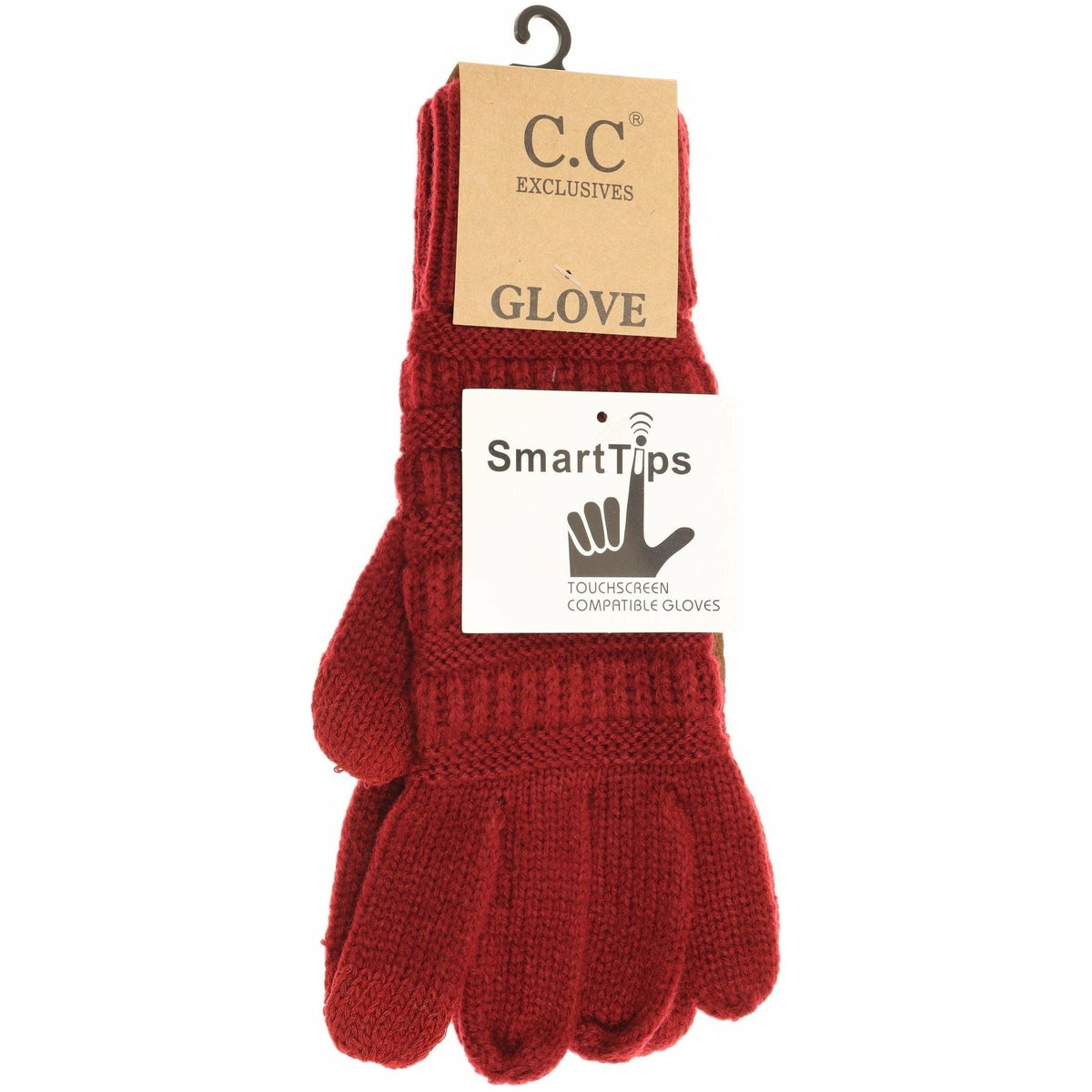 Solid Cable Knit CC Gloves G20