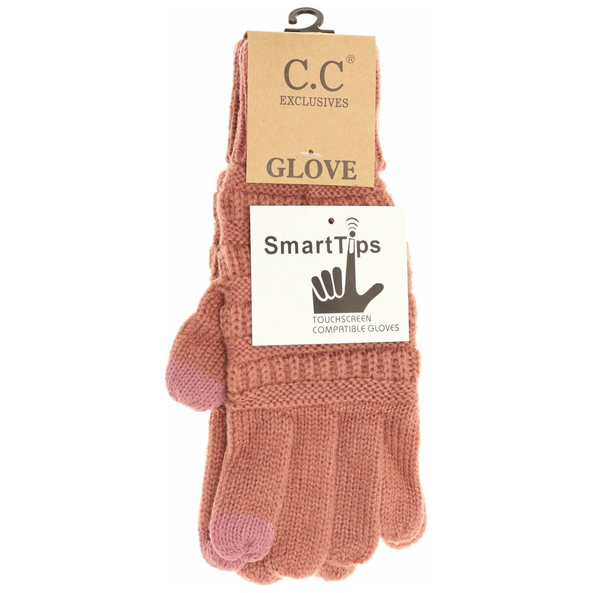 Solid Cable Knit CC Gloves G20