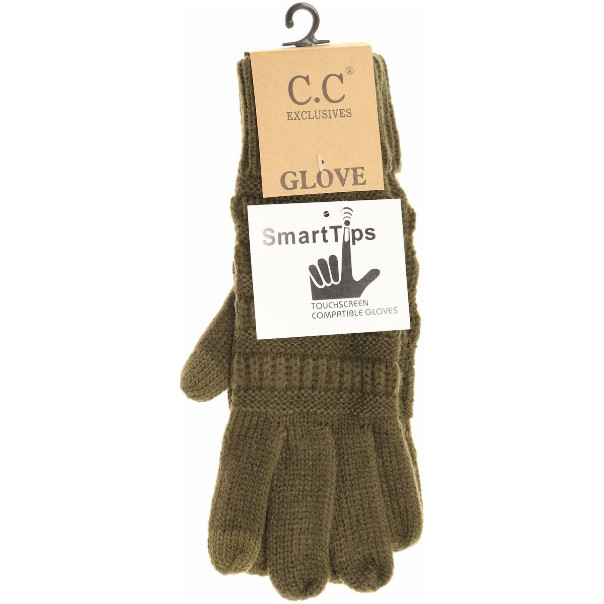 Solid Cable Knit CC Gloves G20