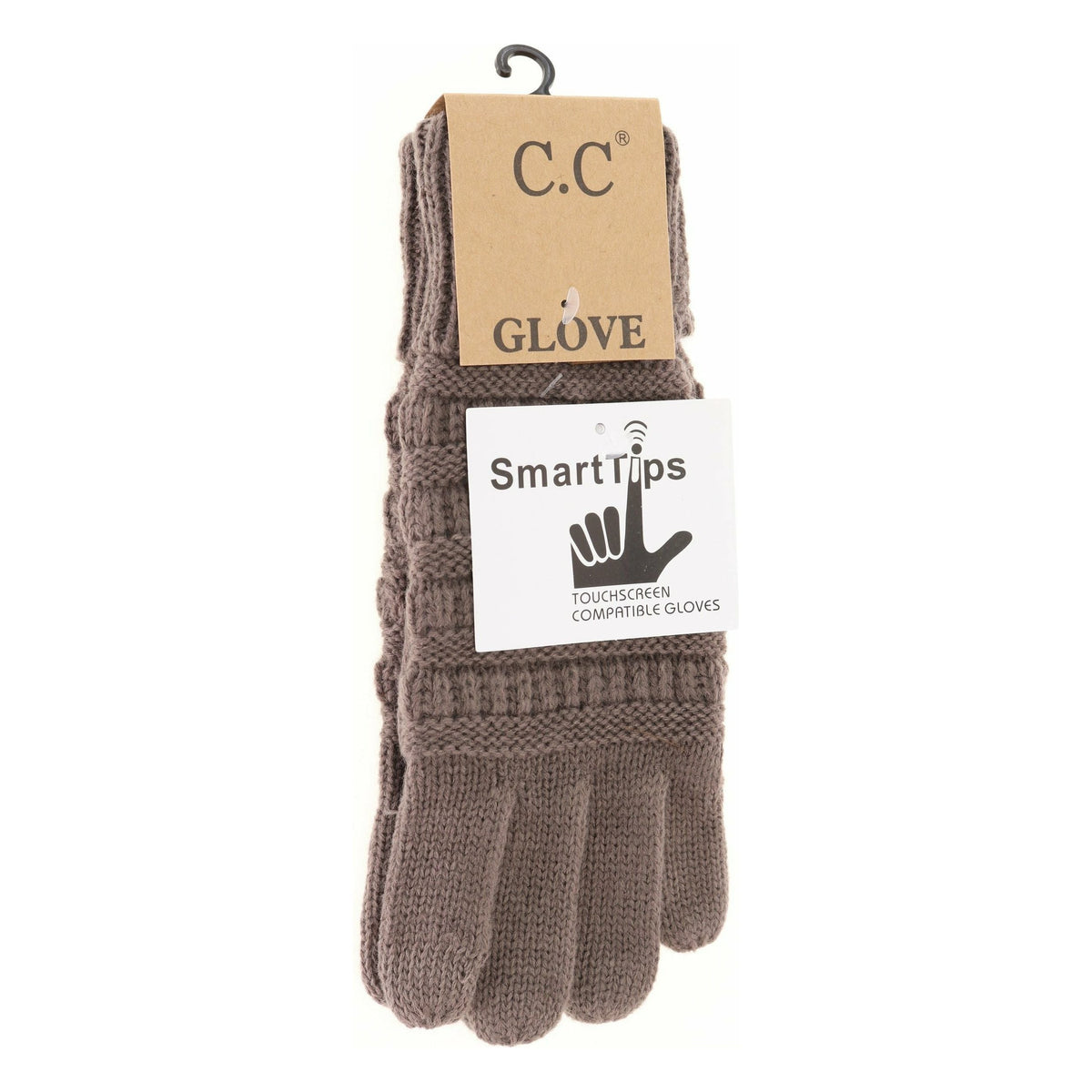 Solid Cable Knit CC Gloves G20