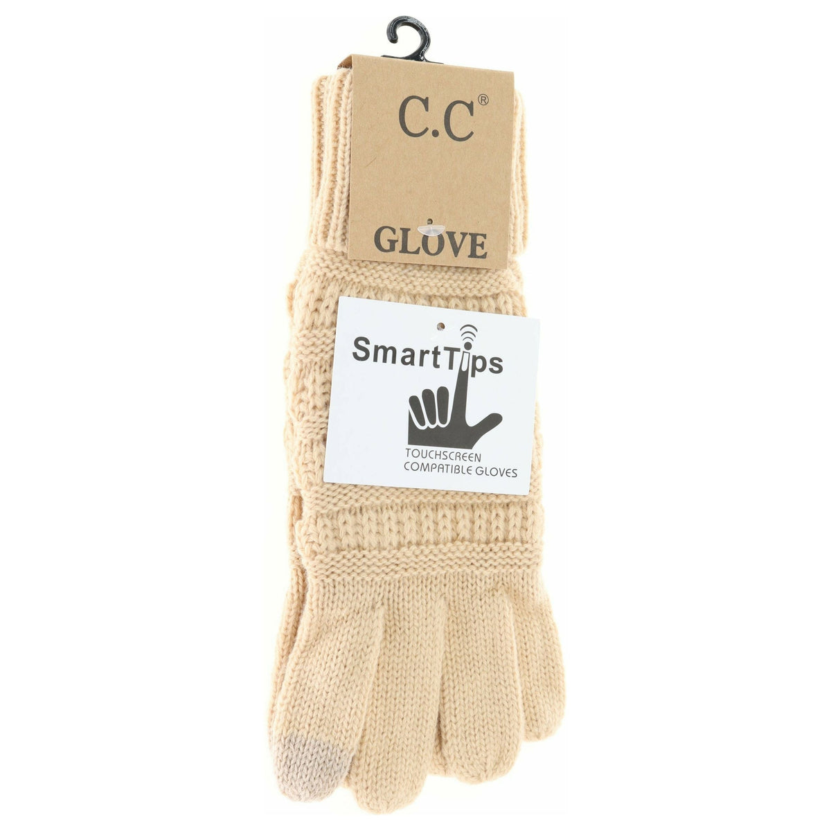 Solid Cable Knit CC Gloves G20