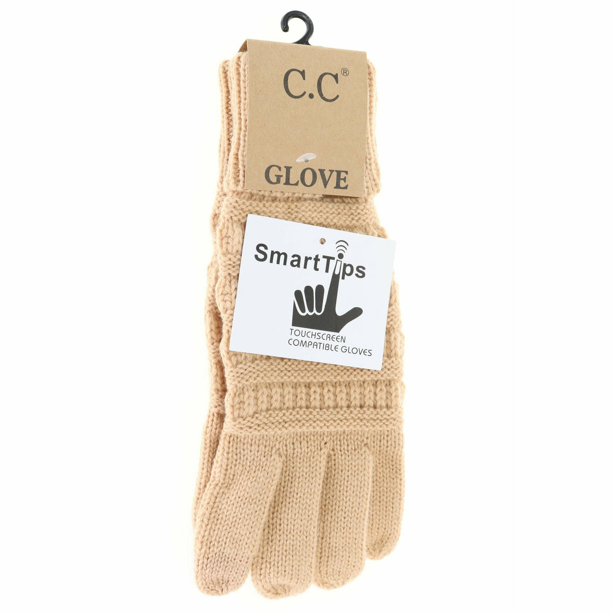 Solid Cable Knit CC Gloves G20