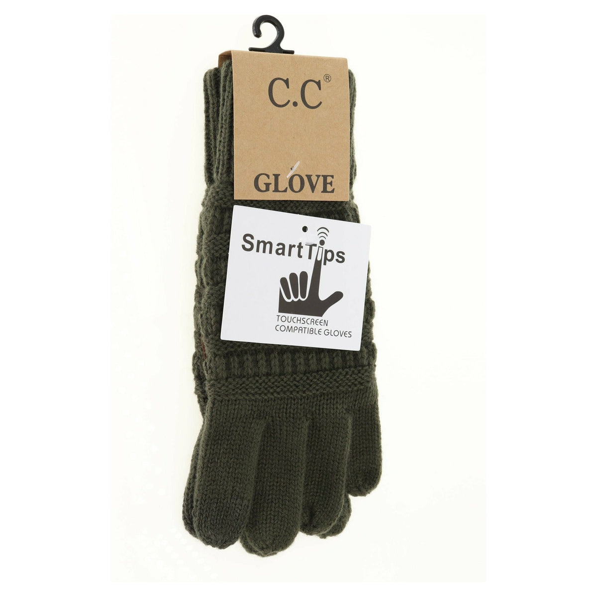 Solid Cable Knit CC Gloves G20