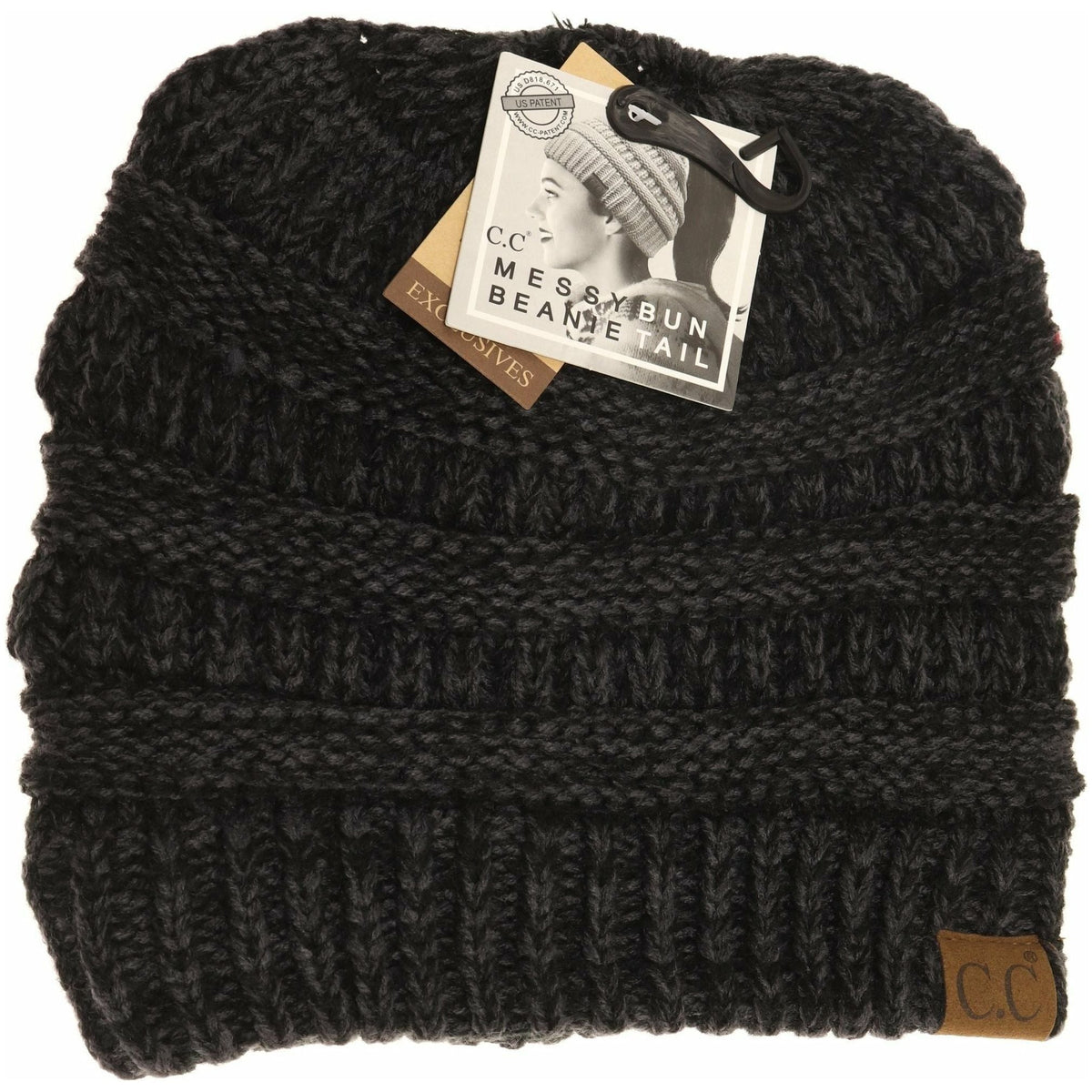 Multi Tone Slouchy CC Beanie Tail MB6242