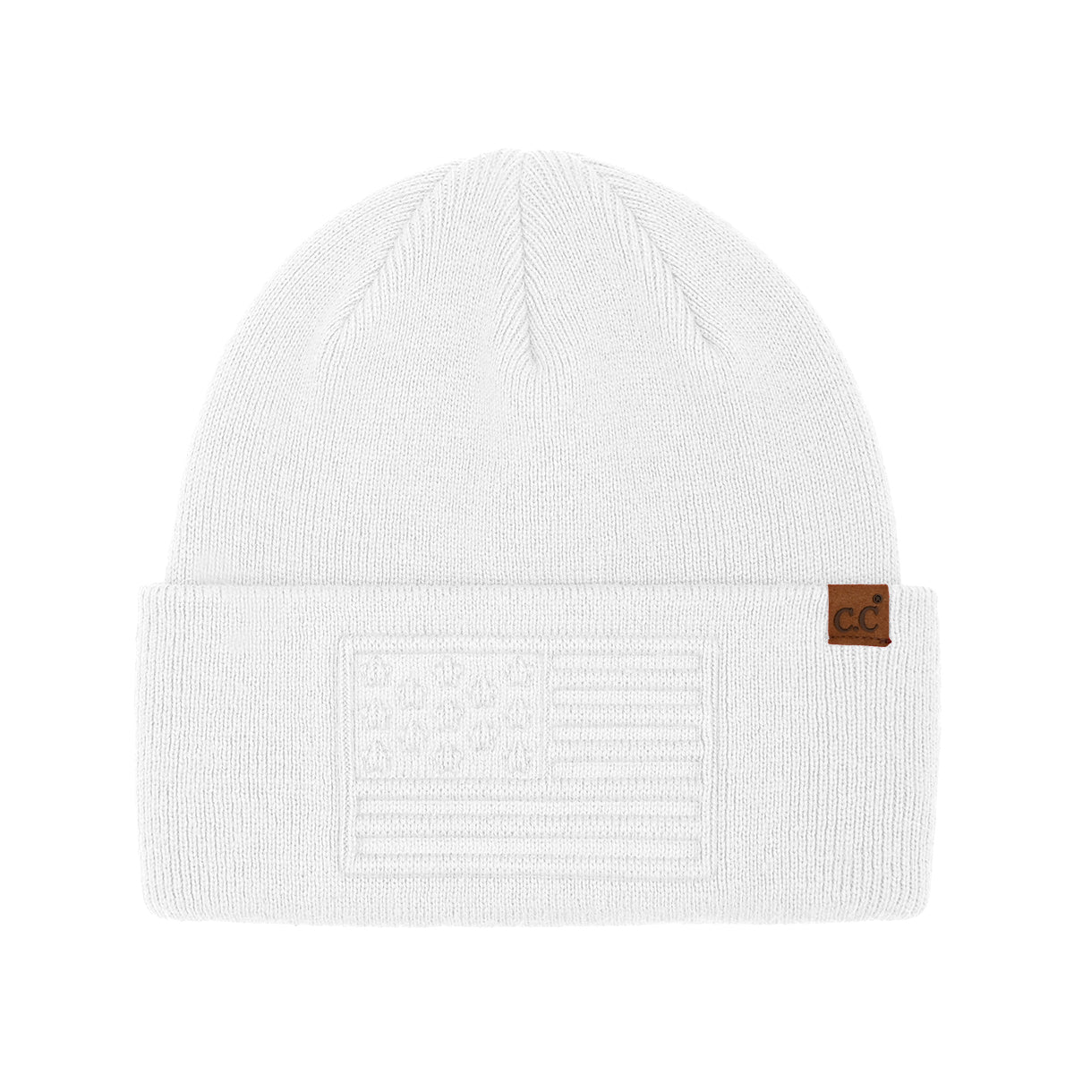 Unisex Embossed 3D American Flag C.C Beanie HTC0119