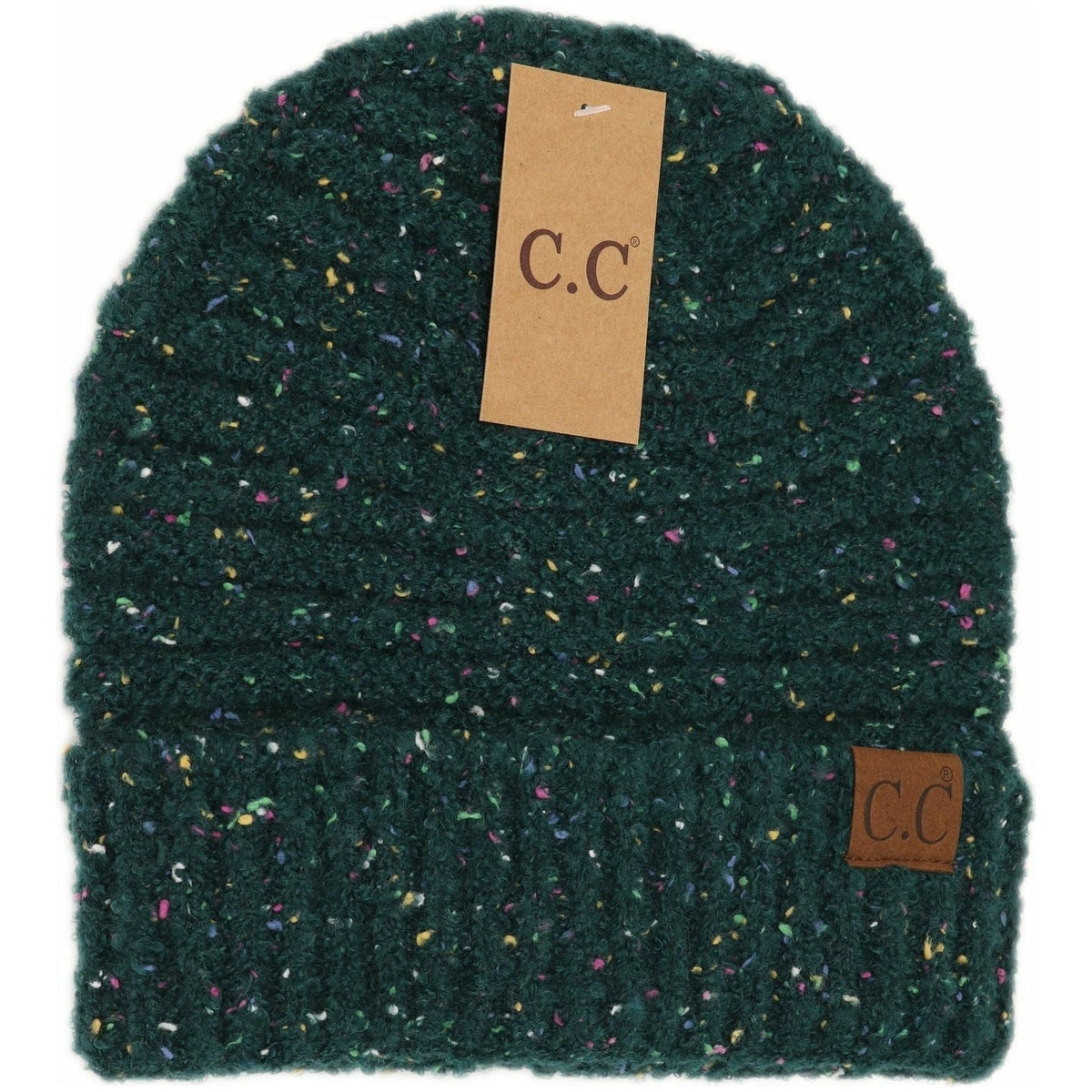 Confetti Boucle Knit Cuff Beanie HAT7382