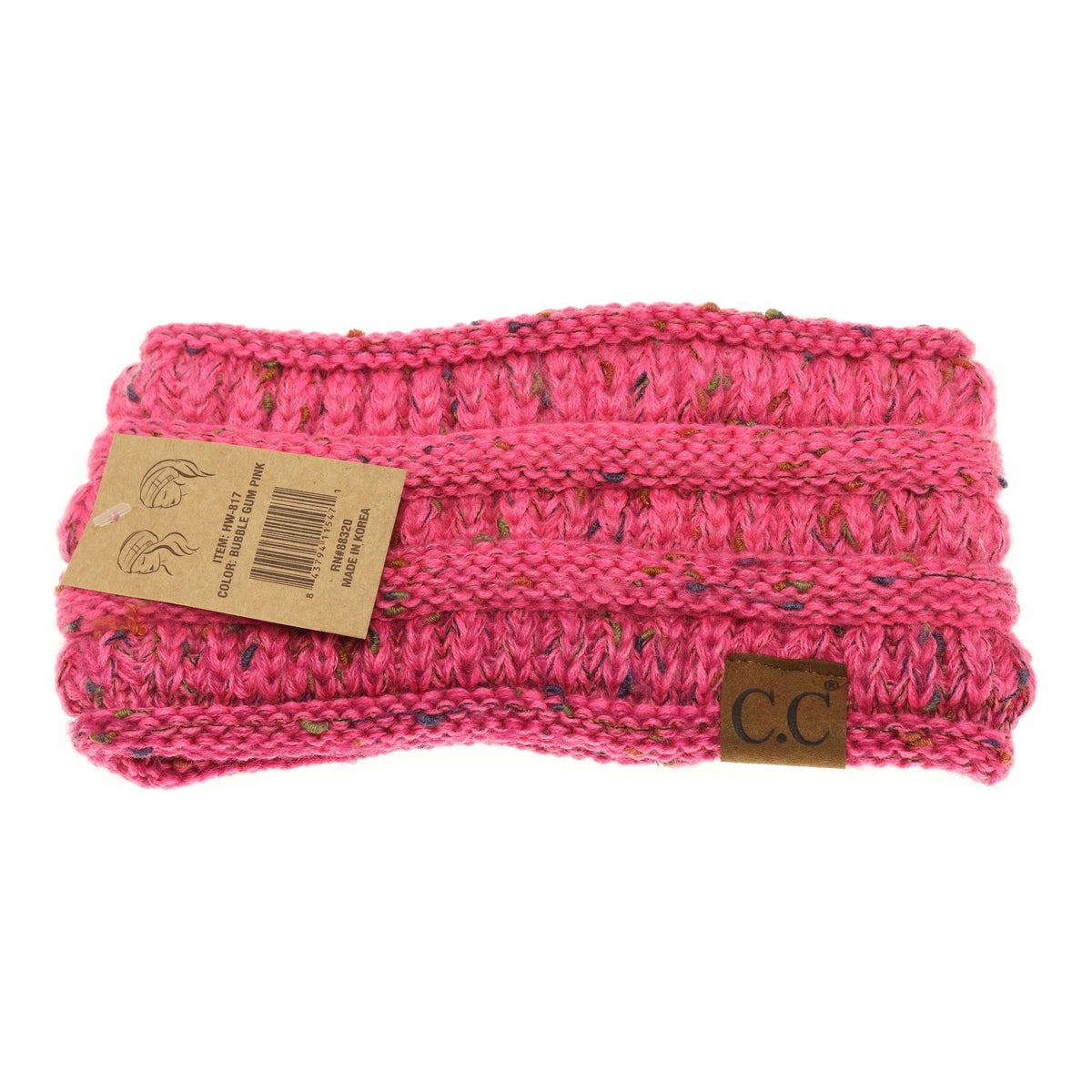 Ombre Ribbed Flecked Headwrap HW817