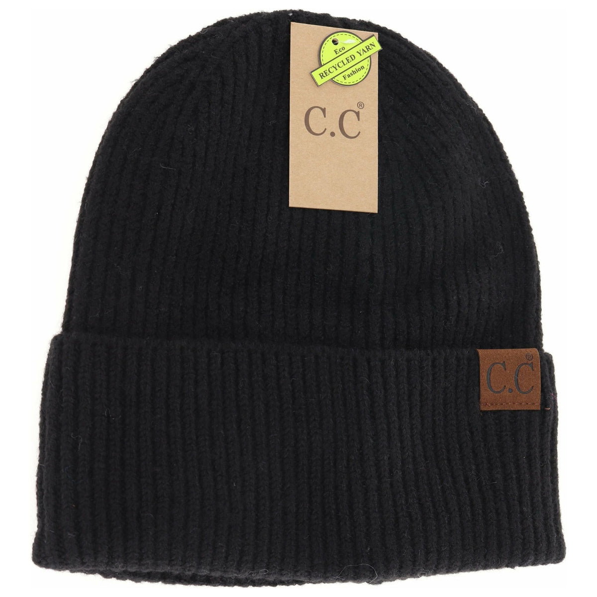 Unisex Soft Ribbed Cuff C.C Beanie HAT2075