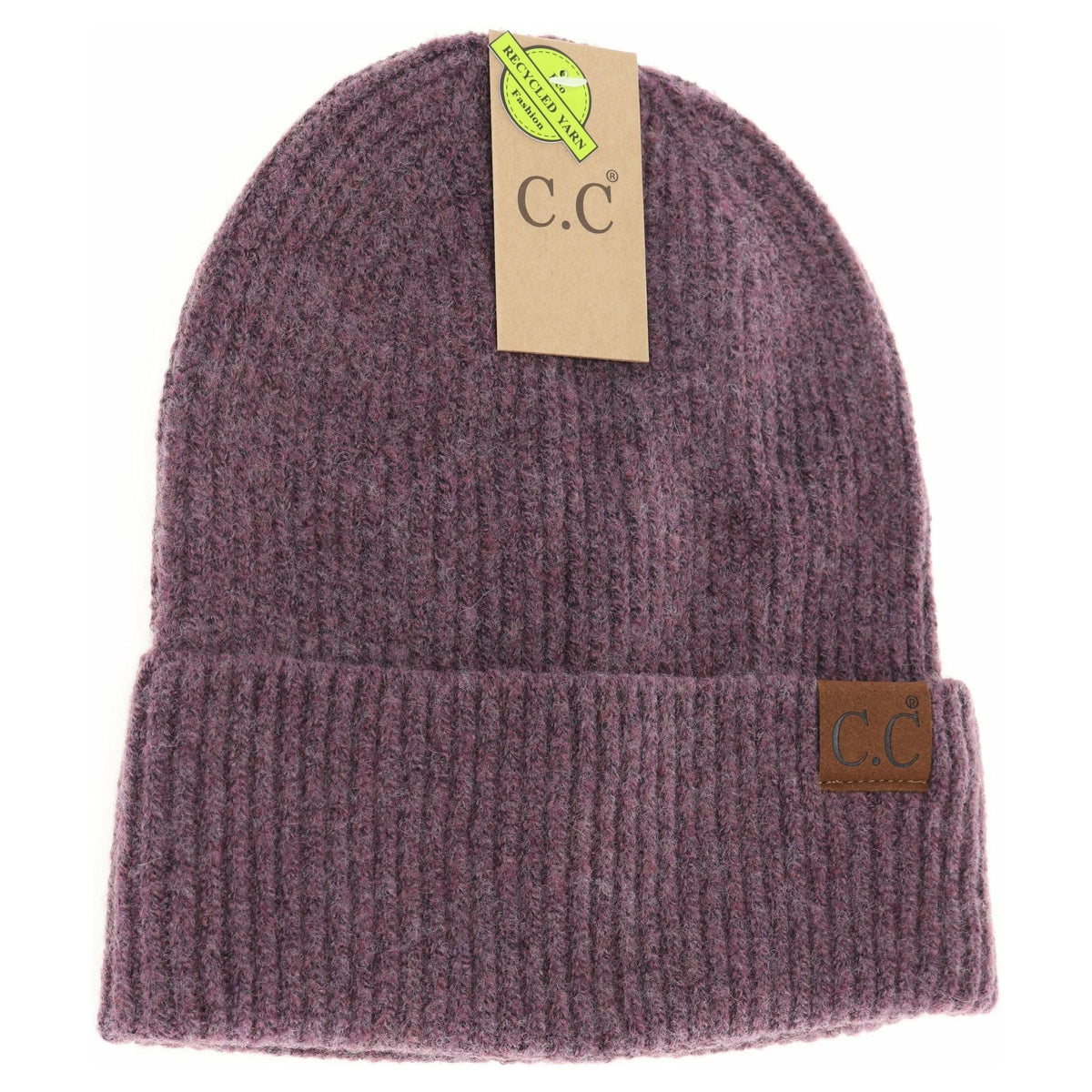 Unisex Soft Ribbed Cuff C.C Beanie HAT2075