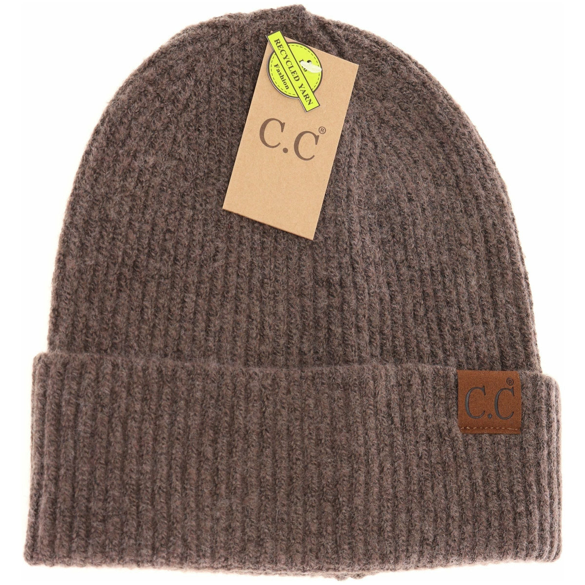 Unisex Soft Ribbed Cuff C.C Beanie HAT2075