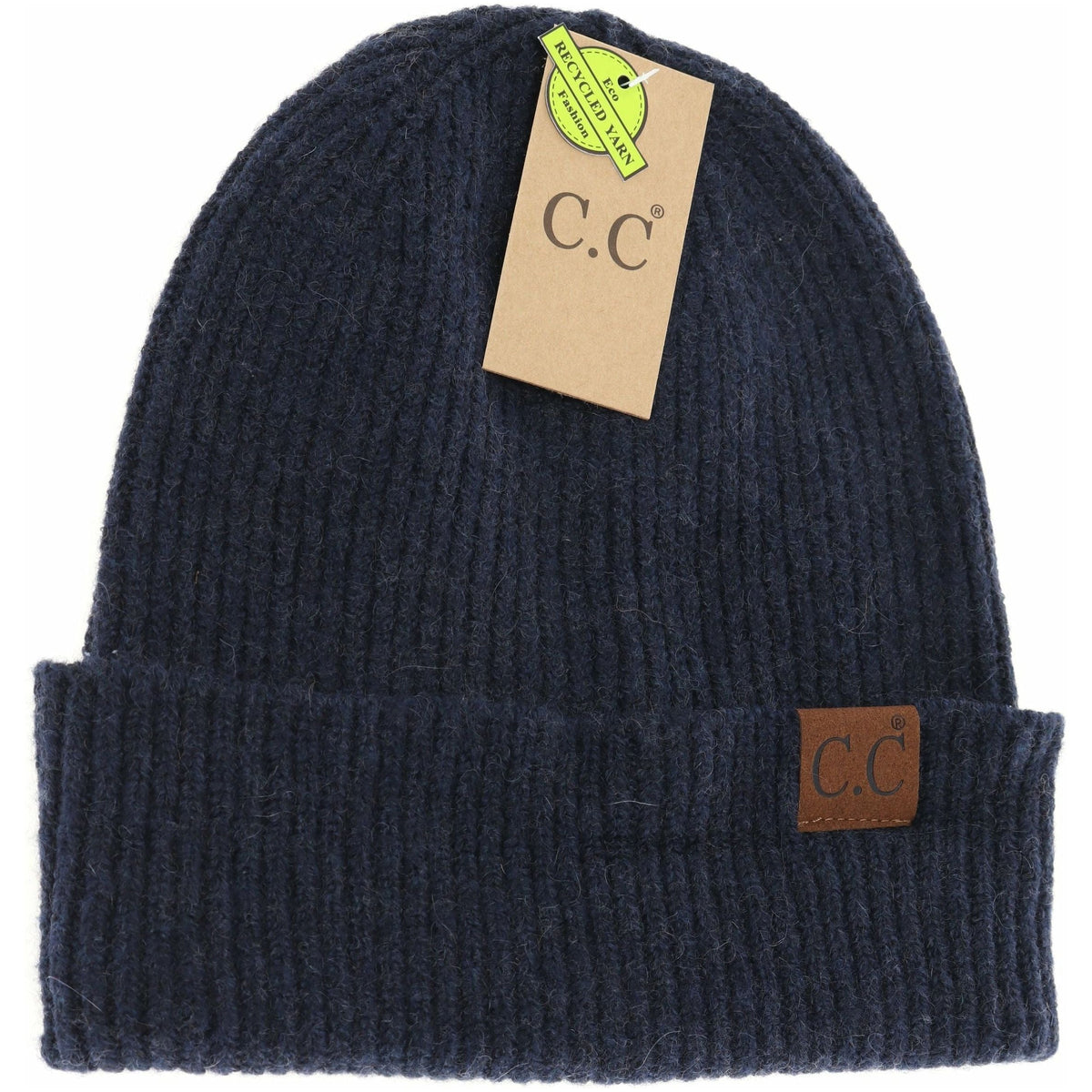 Unisex Soft Ribbed Cuff C.C Beanie HAT2075