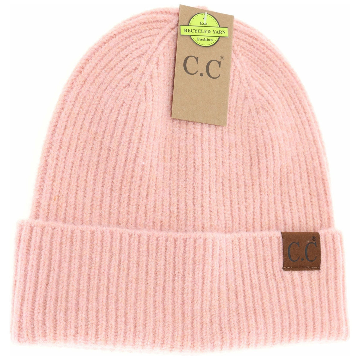 Unisex Soft Ribbed Cuff C.C Beanie HAT2075