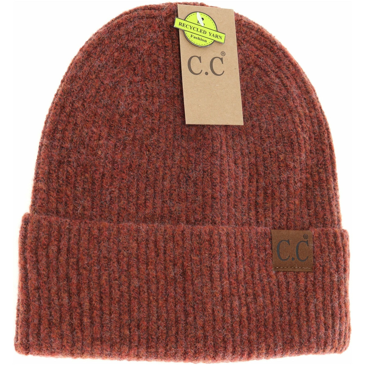 Unisex Soft Ribbed Cuff C.C Beanie HAT2075