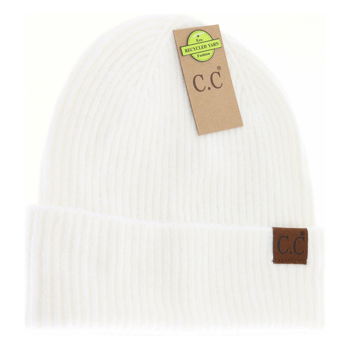 Unisex Soft Ribbed Cuff C.C Beanie HAT2075