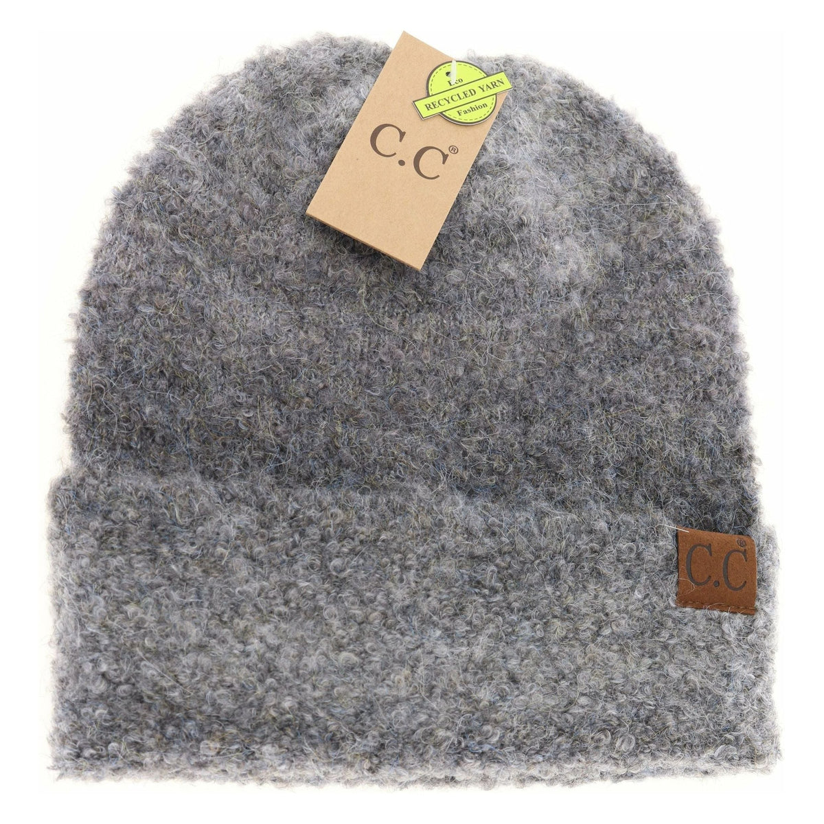 Multi-colored Slouchy Mohair Cuffed C.C Beanie HAT2082