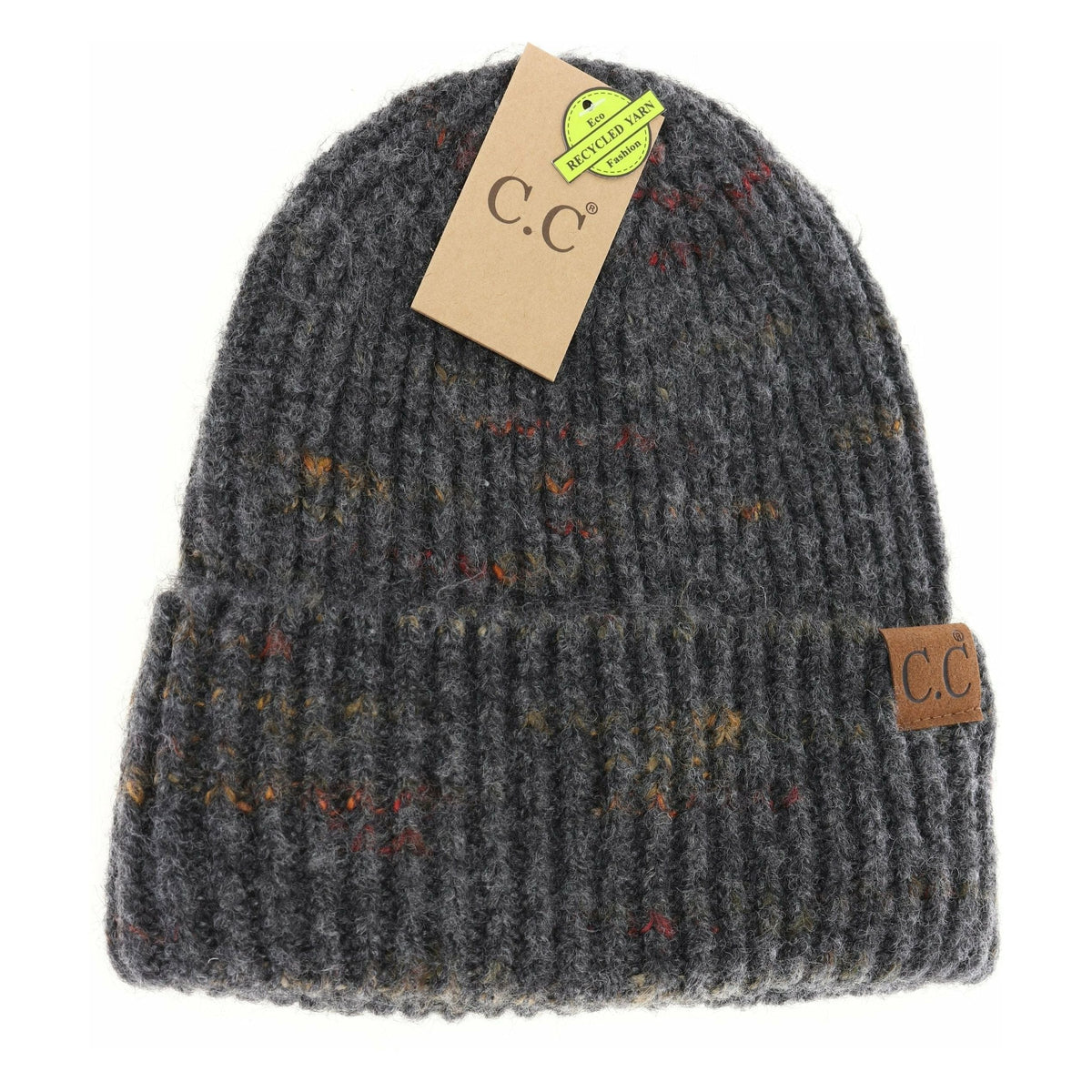 Unisex Marled Knit Cuff C.C Beanie HAT2090