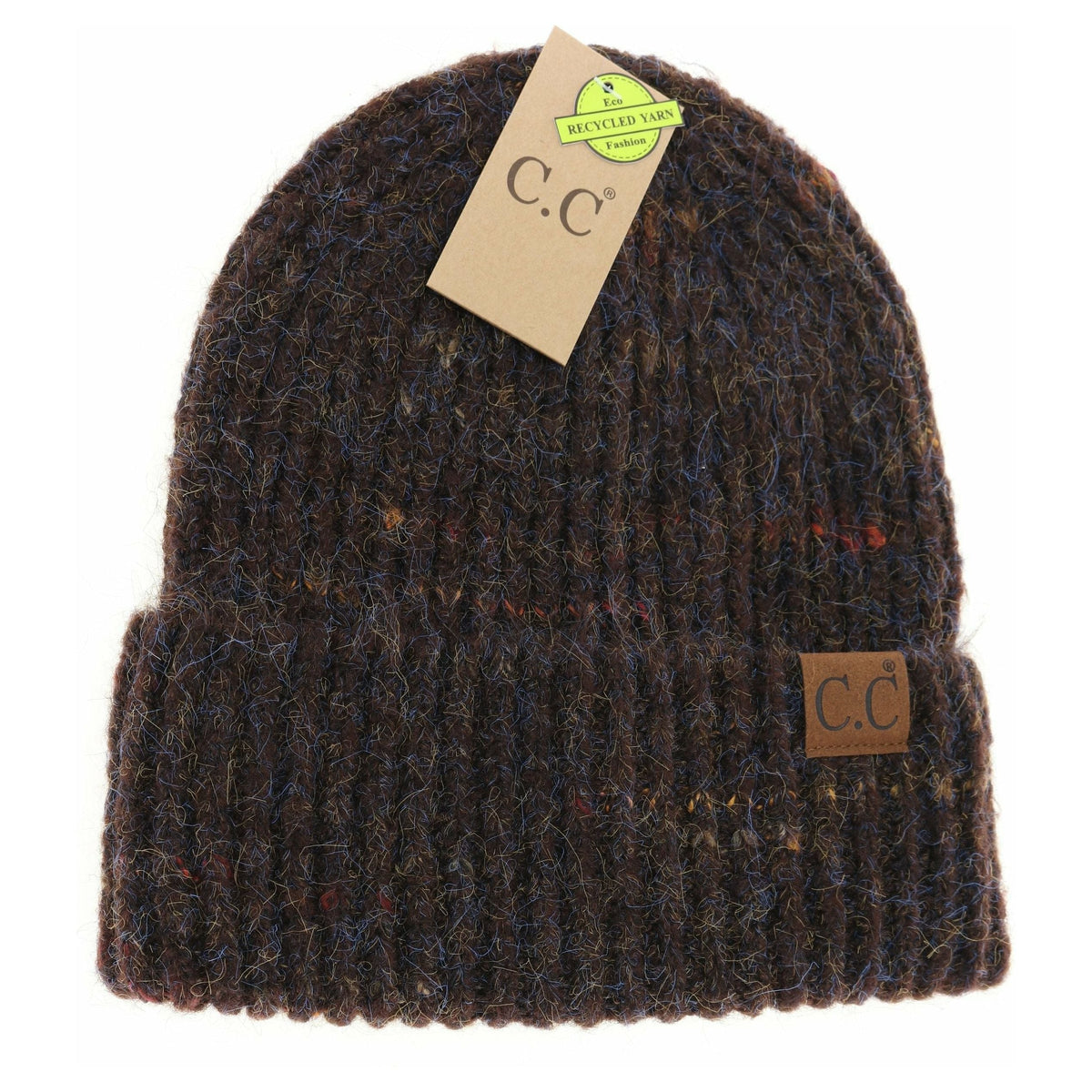 Unisex Marled Knit Cuff C.C Beanie HAT2090