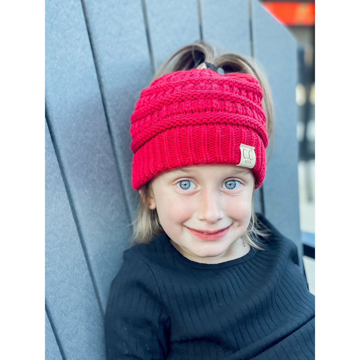 Kids Solid Classic CC Beanie Tail MB847KIDS