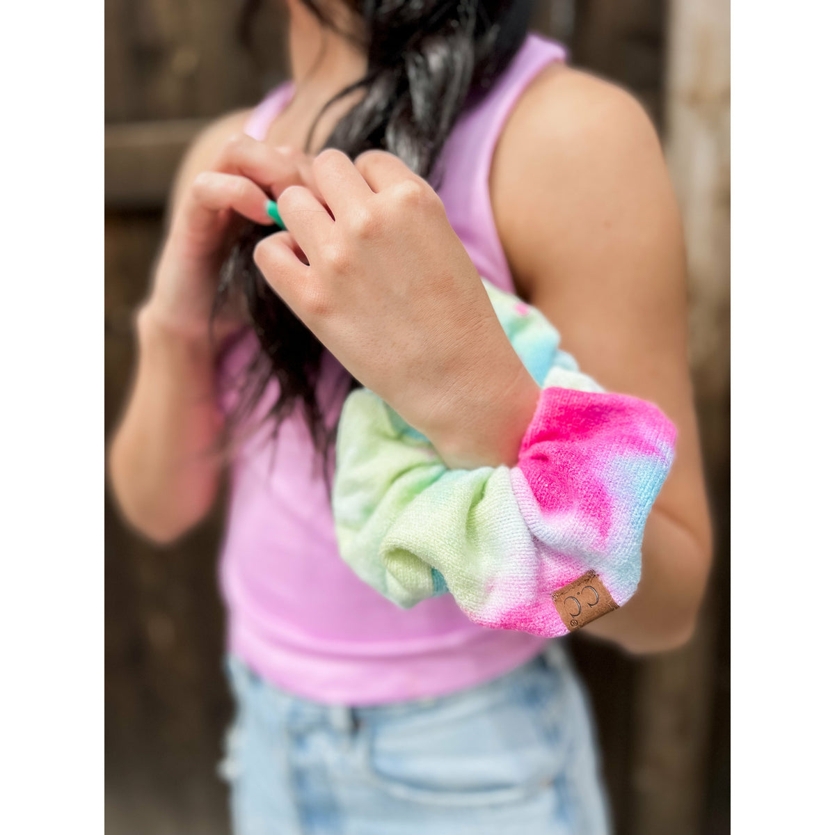 Tie Dye Ponytail Scrunchie SCR7380