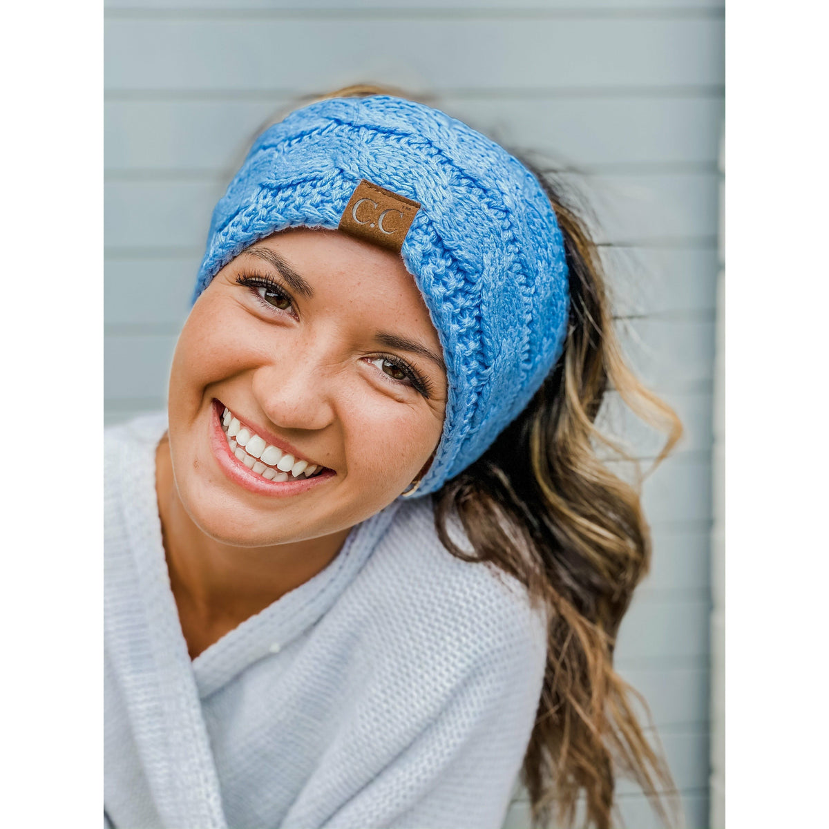 Solid Cable Knit CC Head Wrap HW20