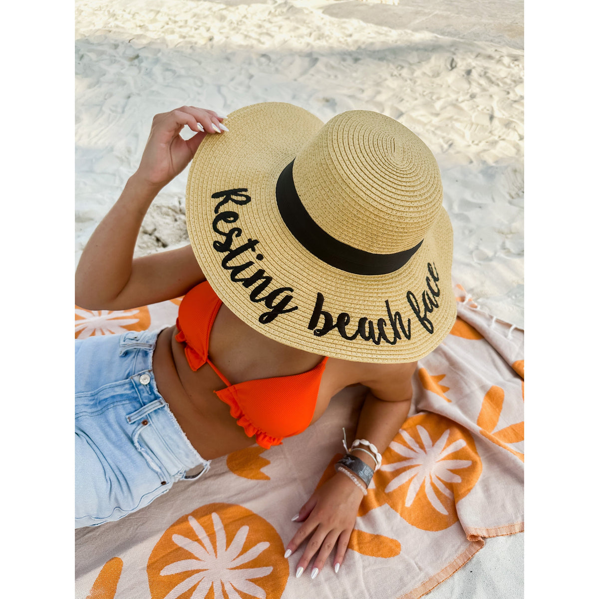 Resting Beach Face Sun Hat ST2017